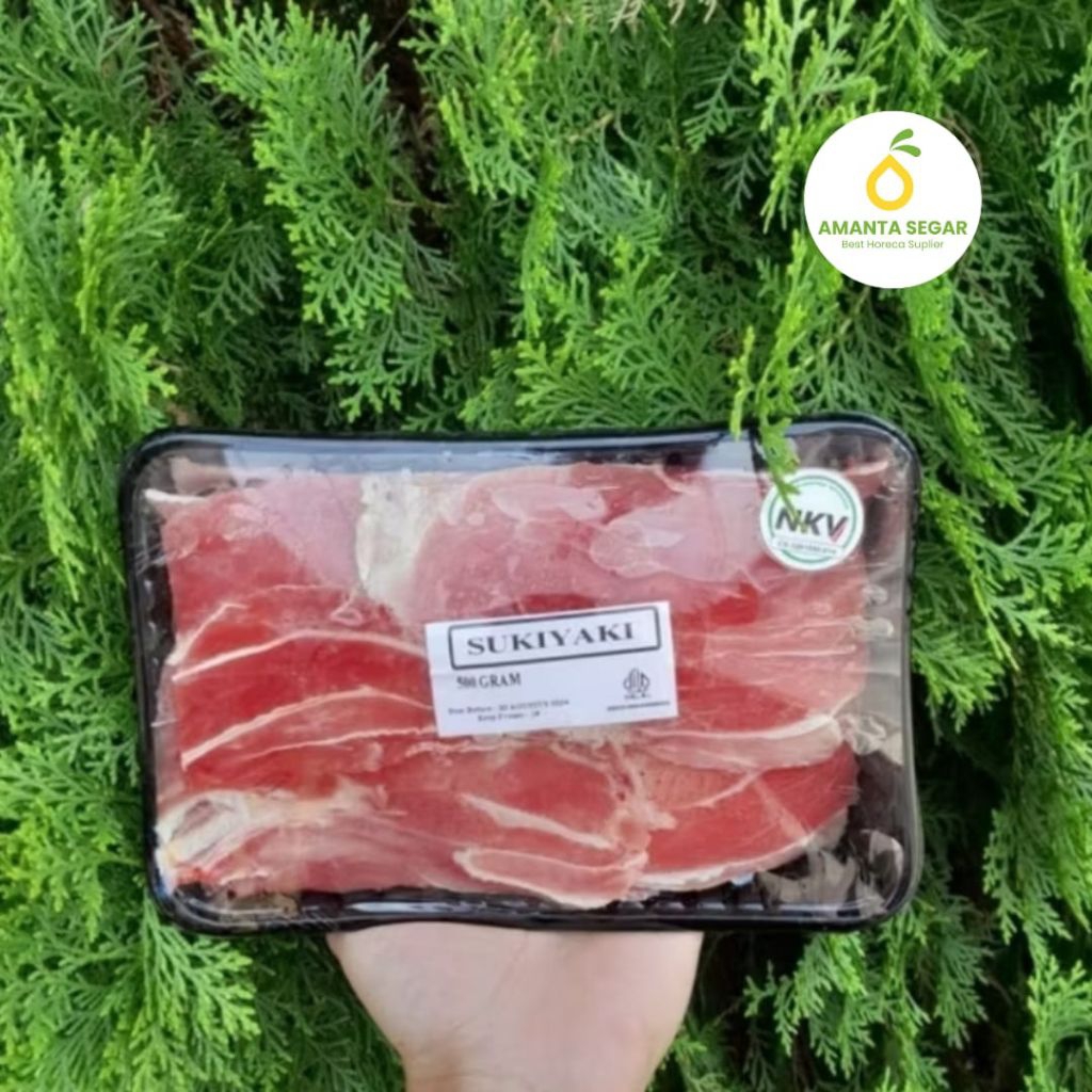 

Daging Sapi Shortplate Slice Sukiyaki Premium Halal 500 Gram