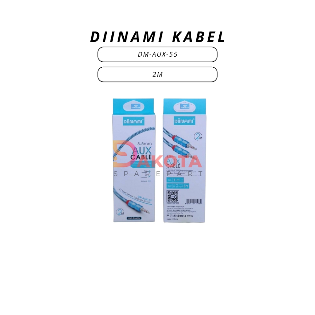 KABEL DIINAMI DM-AUX-55 2M
