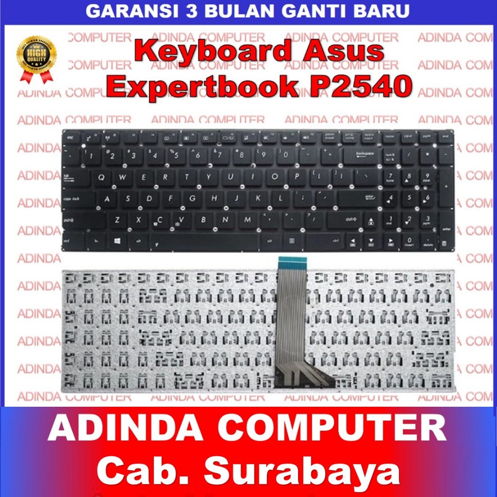 Keyboard Asus Expertbook Asuspro P2540 P2540n P2540nv P2540U P2540UA P2540UB P2540UV