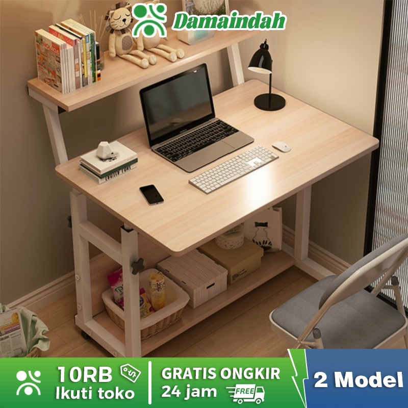 Nyr - Damaindah Meja Belajar Anak Set Kursi/ Meja Anak Disesuaikan / Meja Portable / Meja Laptop /