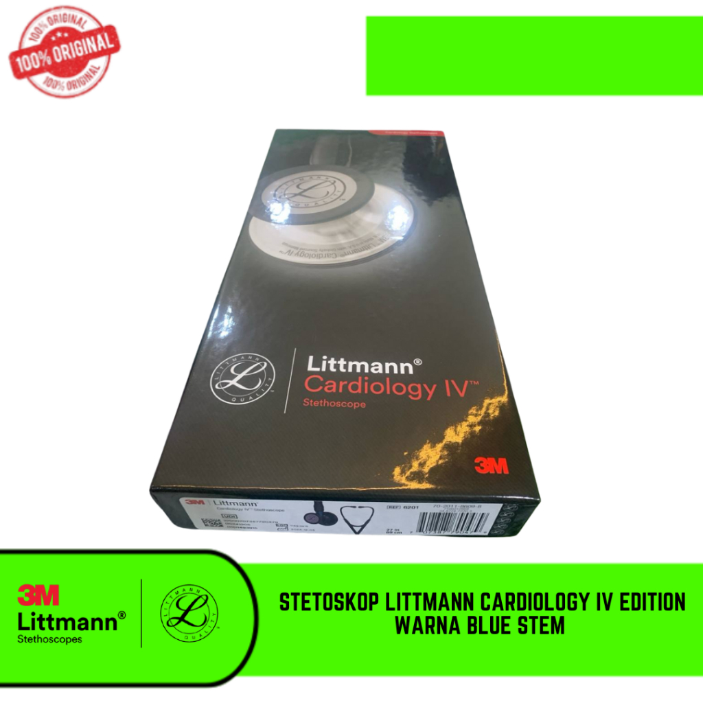 Stetoskop Littmann Cardiology IV Edition Warna Blue Stem