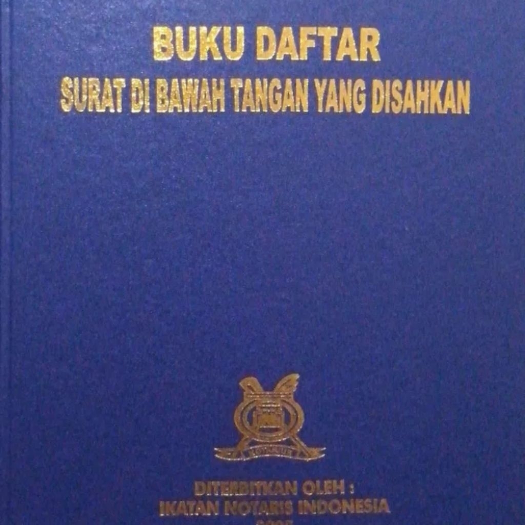 

Buku legalisasi/ buku surat dibawah tangan yg disahkan