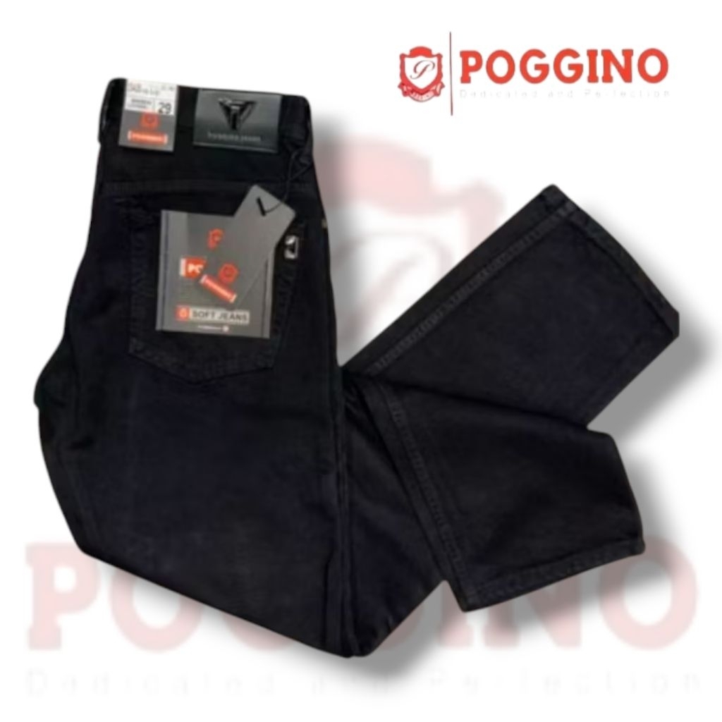 Celana Soft Jeans POGGINO ORIGINAL