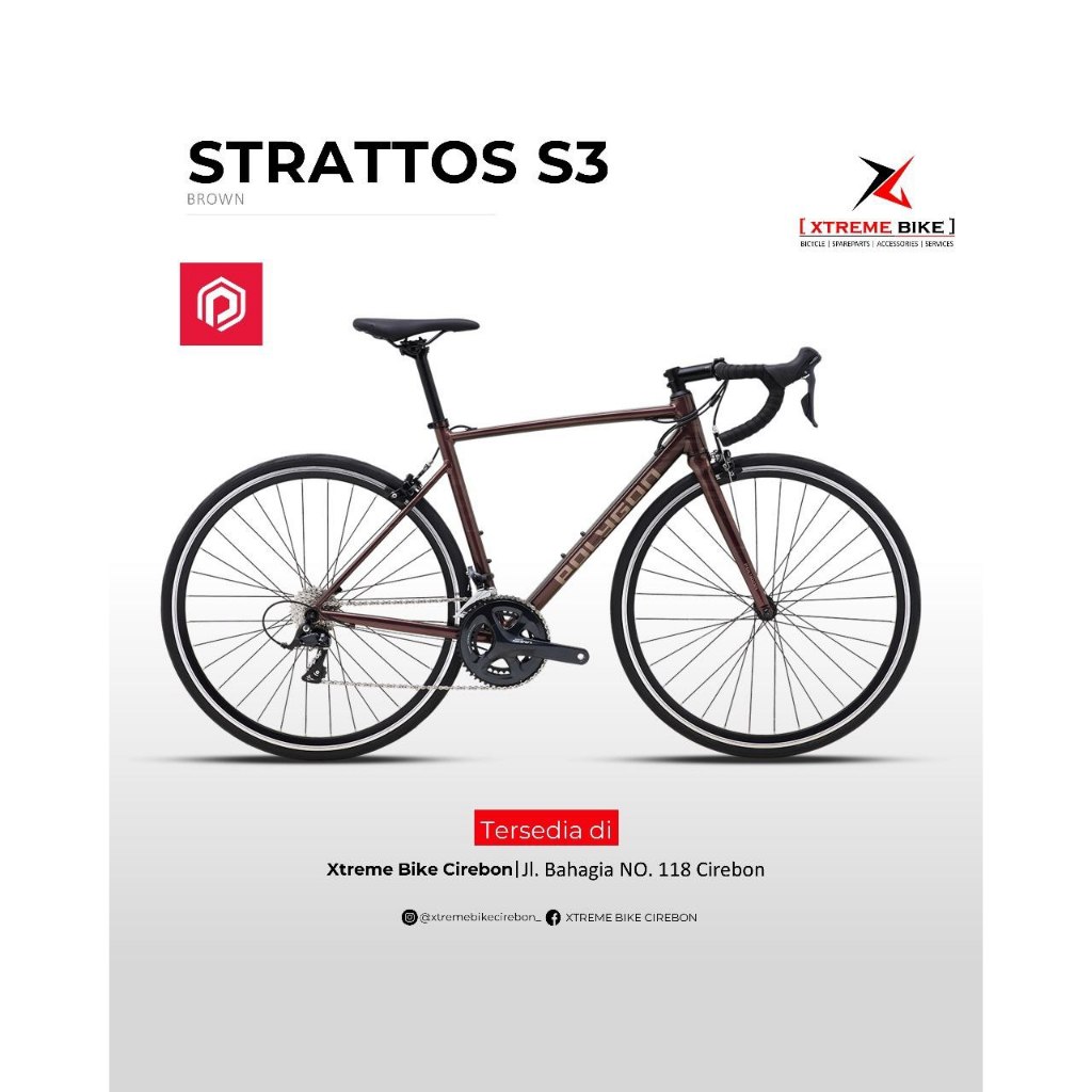 Sepeda Road Bike Polygon Strattos S3 - Sepeda Balap - RB