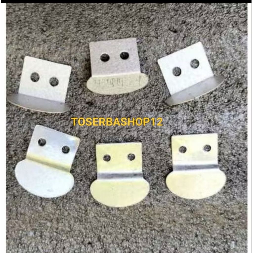 (500)Klem Penjepit Kaca L&Z,Cermin Dinding 0,5mm