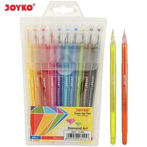 

Gel Pen Pulpen Pena Joyko GPC-310S Diamond Art (10 Warna)