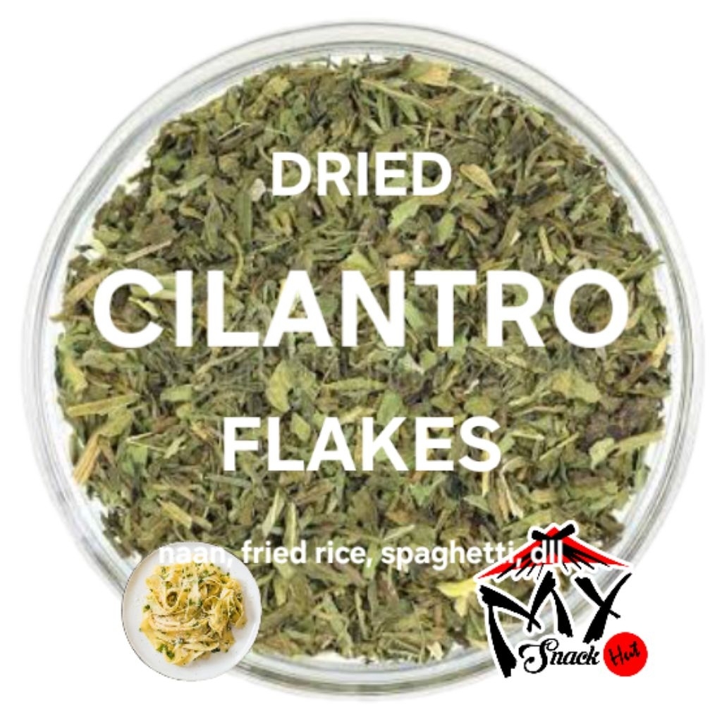 

DRIED CILANTRO FLAKES 5GR DAUN KETUMBAR KERING NASI MI KUAH SOP SOUP COOKIES ROTI KUE CAKE SPAGHETTI