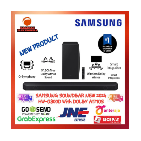 SAMSUNG HW-Q800D SOUNDBAR DOLBY ATMOS 5.1.2 Ch | SAMSUNG HWQ800D | HW-Q800D