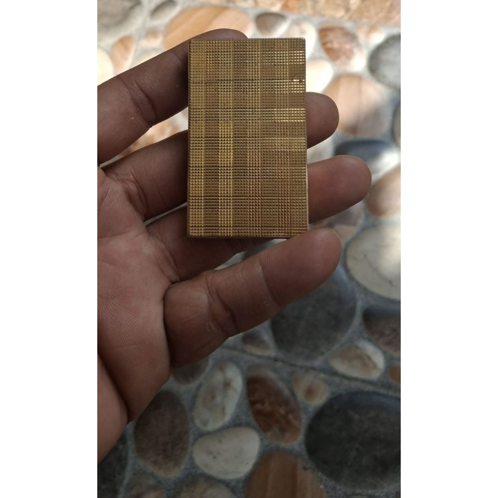 Korek S.T.Dupont Ligne 2, Gold-Plated with Diamond head Prince of Wales Stylist.