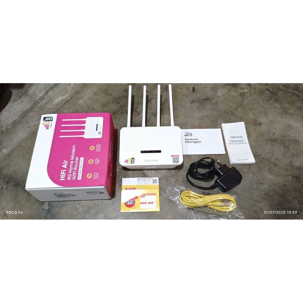 MODEM INDOSAT HIFI AIR ADVAN V1 PRO BEKAS SEPERTI BARU