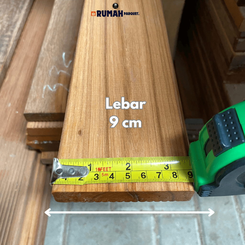 Vintageku_Shop Decking Lantai Kayu Ulin Sulawesi - 100 Cm