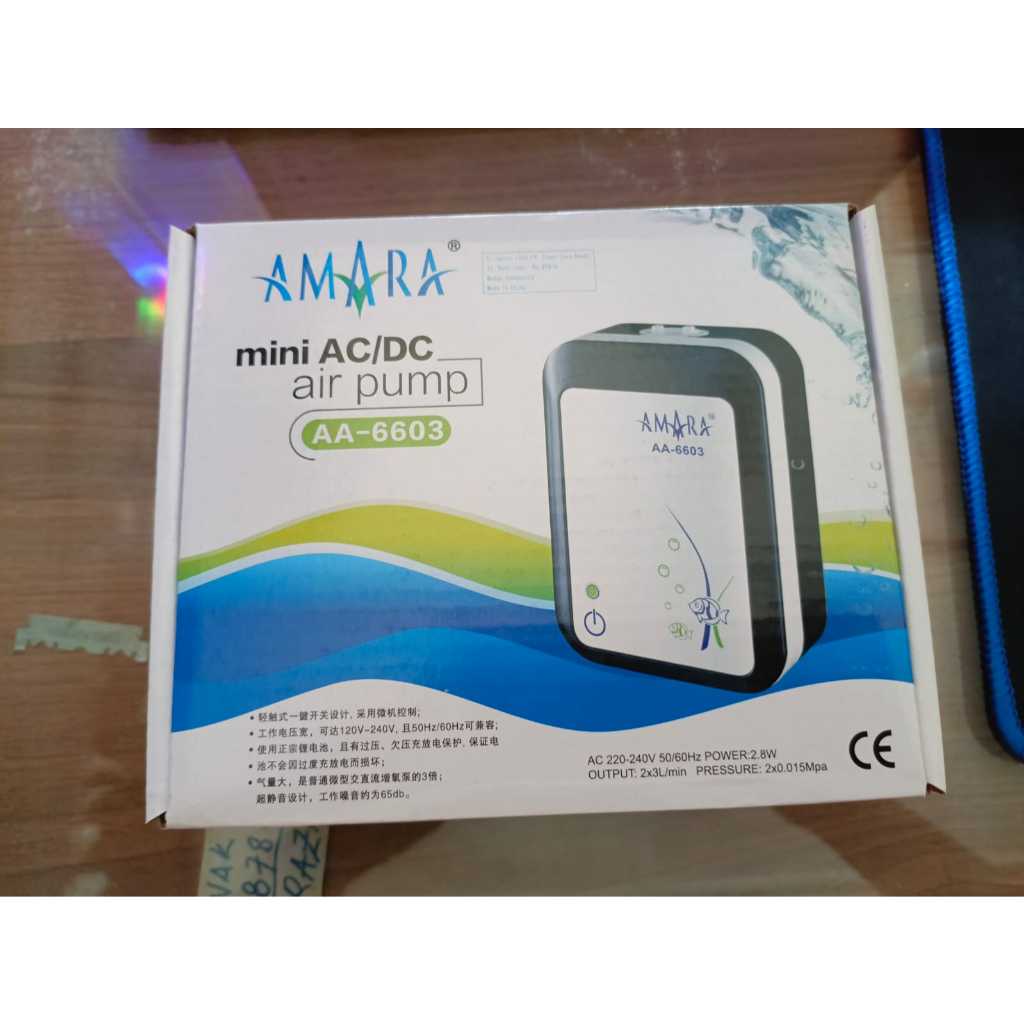 Amara Mini AC/DC Air Pump AA-6603
