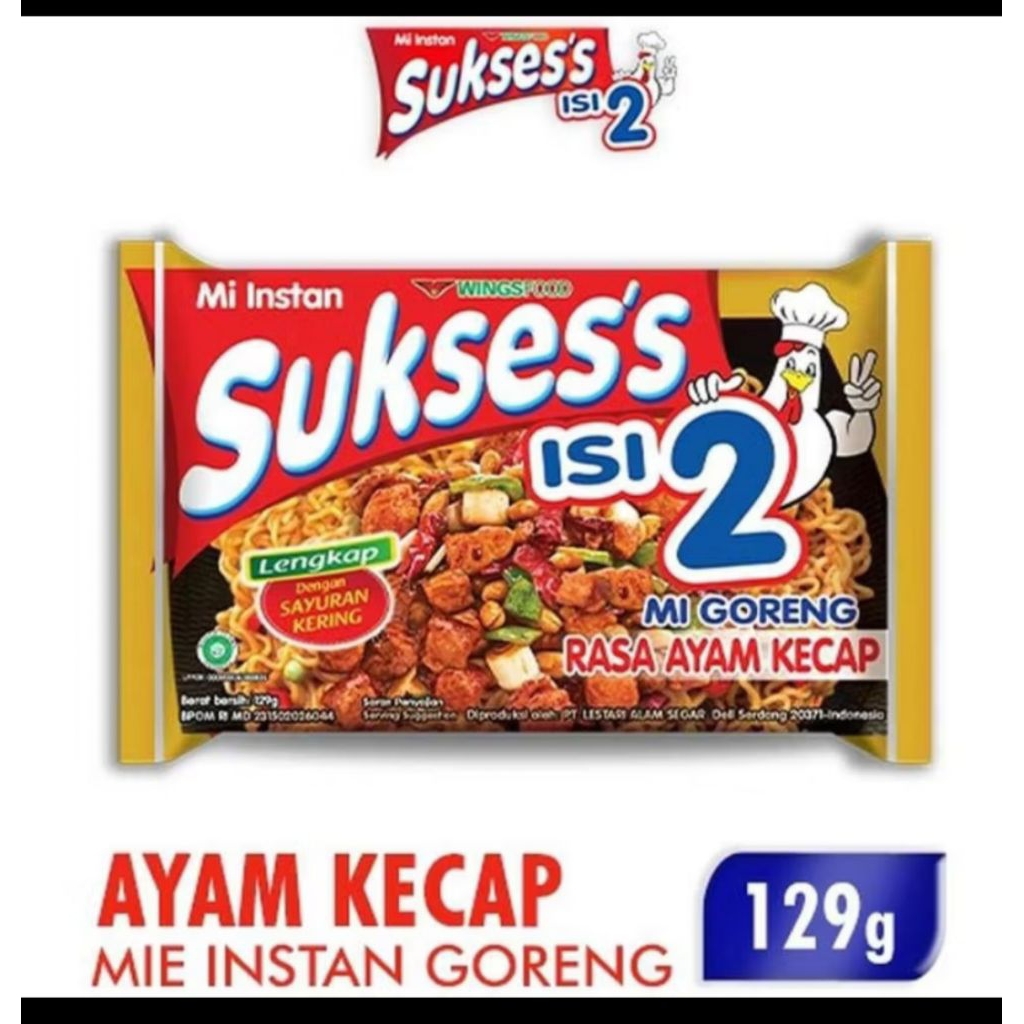 

mie sukses isi 2 rasa ayam kecap karton