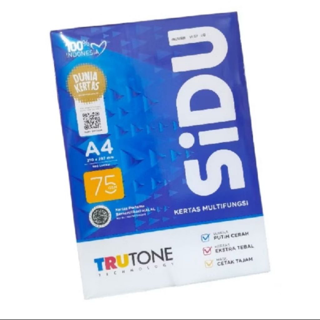 

Kertas HVS A4 75 GSM / Kertas Print dan Foto copy