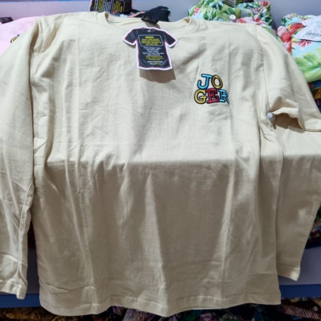 KAOS ANAK JOGER. KAOS WARNA LENGAN PANJANG. ORIGINAL JOGER. OLEH OLEH BALI