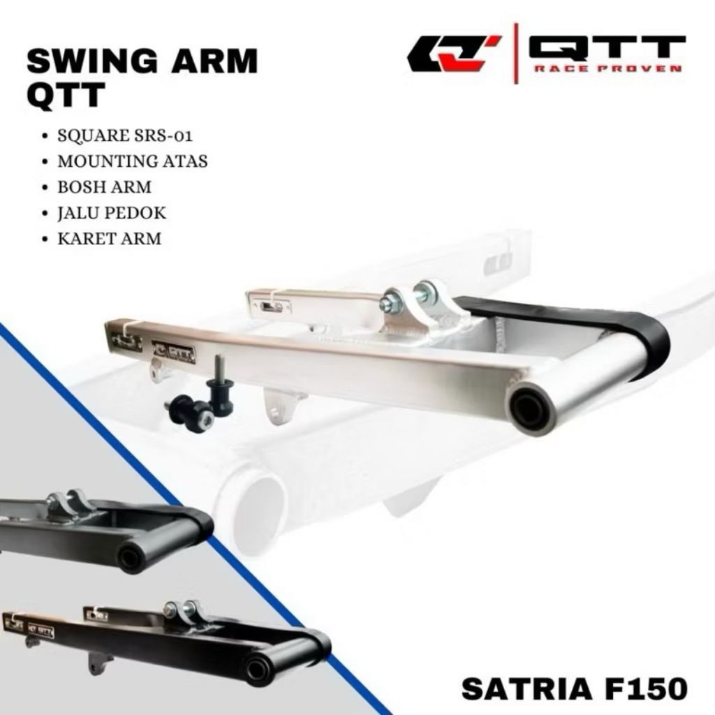 Swing ARM QTT satria fu150 square mounting atas SRS-01