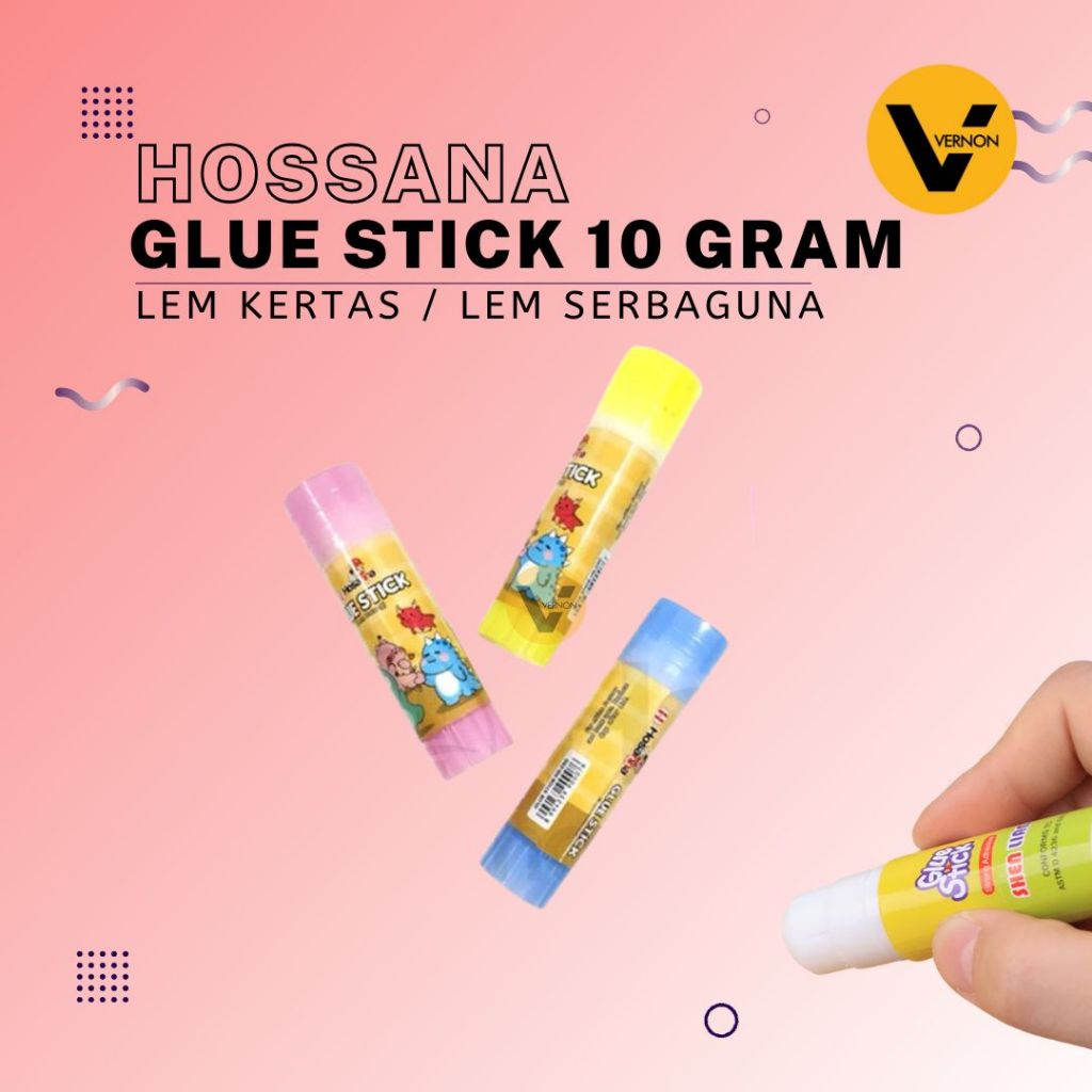 

Glue Stick Lem Kertas Hossana Lem Kertas 10 Gram Lem Stik Glue Stick Fancy Perekat Kertas