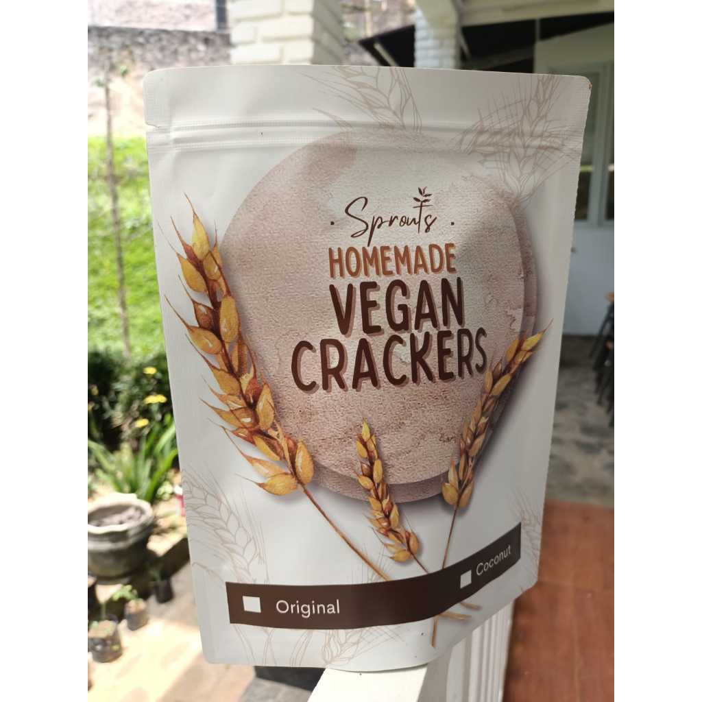

Homemade Vegan Crackers/ Cemilan Sehat untuk Diet