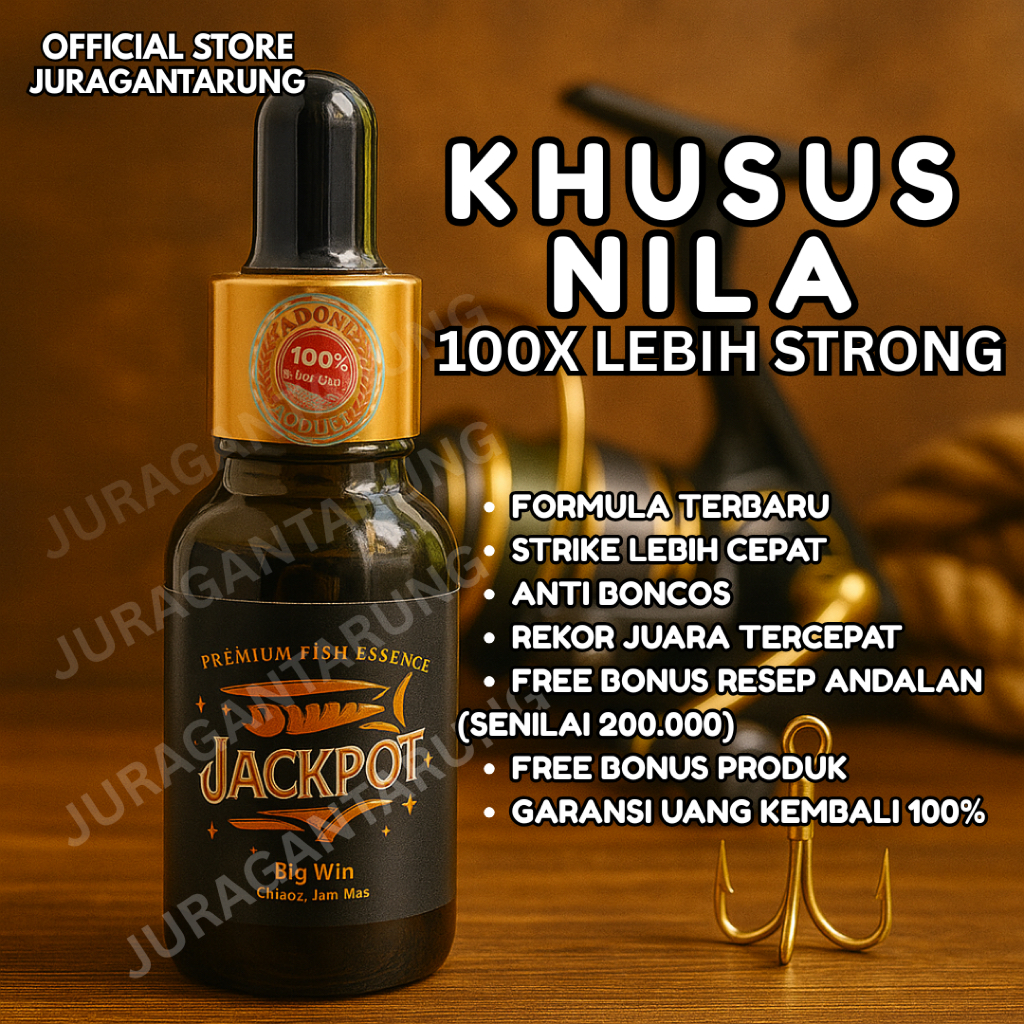 [STRIKE TERCEPAT],Essen Ikan Nila,Essen Ikan Nila Babon,Essen Ikan Nila Umpan Lumut,Esen Ikan Nila M