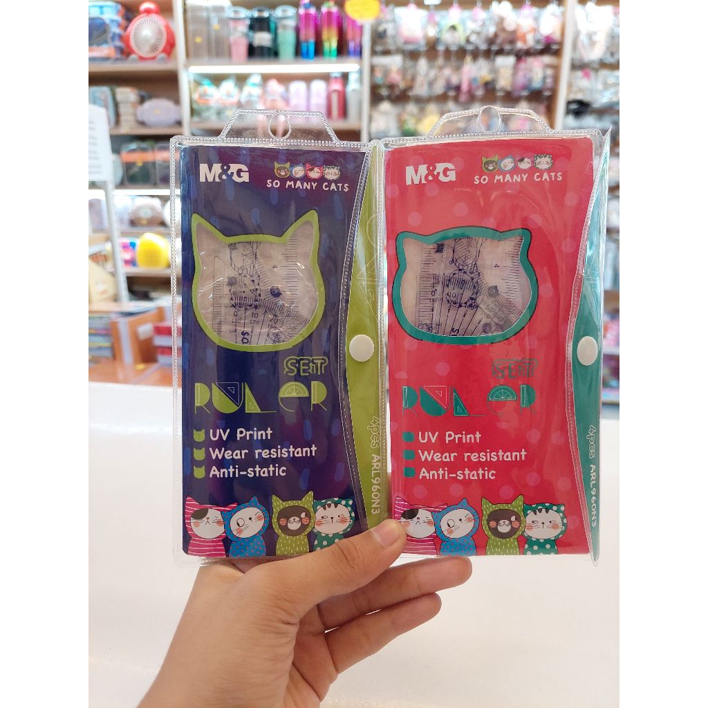 

M&G SO MANY CATS RULER SET 4pcs