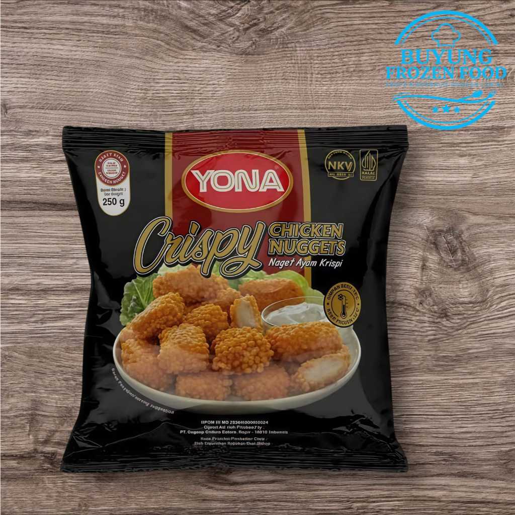 

YONA CRISPY CHICKEN NUGGET 250GR & 500GR (NAGET AYAM)