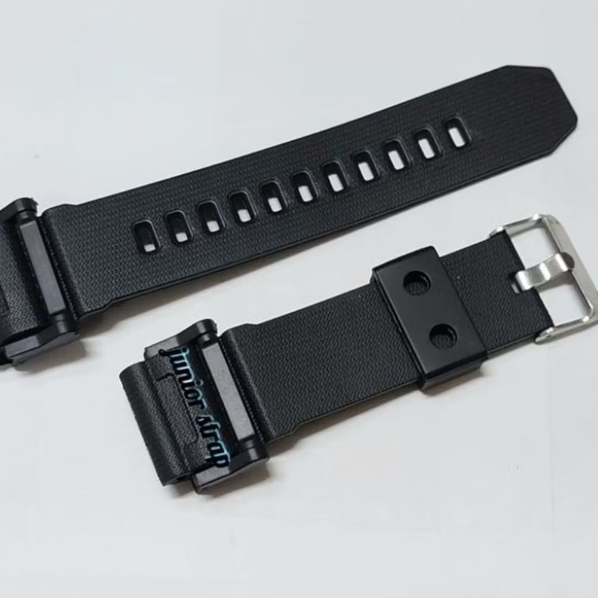 TALI JAM TANGAN CASIO G-SHOCK GD400 GD-400 GD 400 WARNA HITAM  BUCKLE LOGO G-Shock