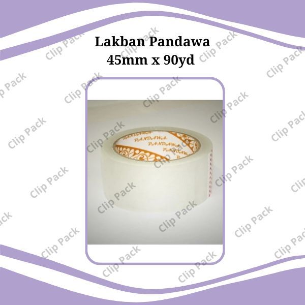 

Lakban Pandawa 45mm x 90yd – Anti Sobek | Coklat atau Bening