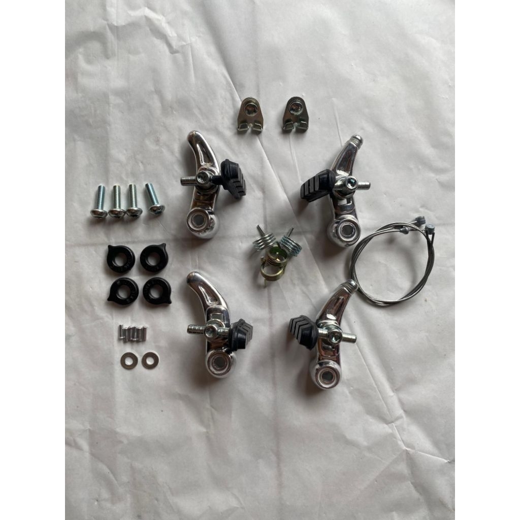 Rem Sepeda Cantilever MTB Vintage Alloy chrome krum