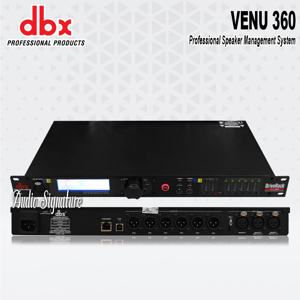 Speaker Management Driverack DBX Drive Rack DBX VENU 360 | VENU360 Original