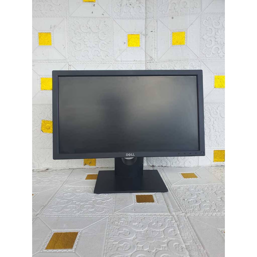 MONITOR BEKAS MURAH DELL E2016H 20inch LED WIDE SUPORT VGA DAN DISPLAY PORT MULUS LIKE NEW BERGARANS