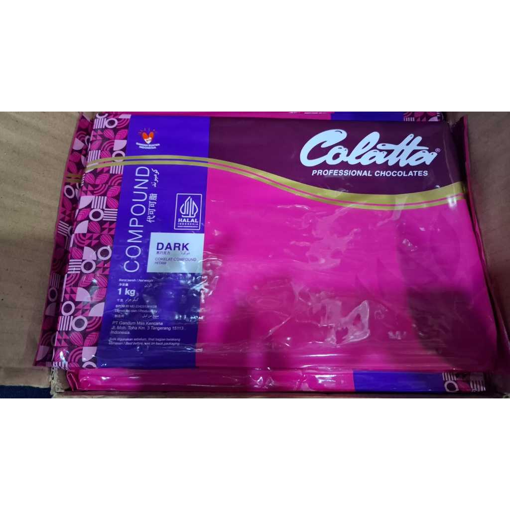

COKLAT BATANG COLATTA DARK 1 KG / CHOCOLATE COMPOUND COKELAT