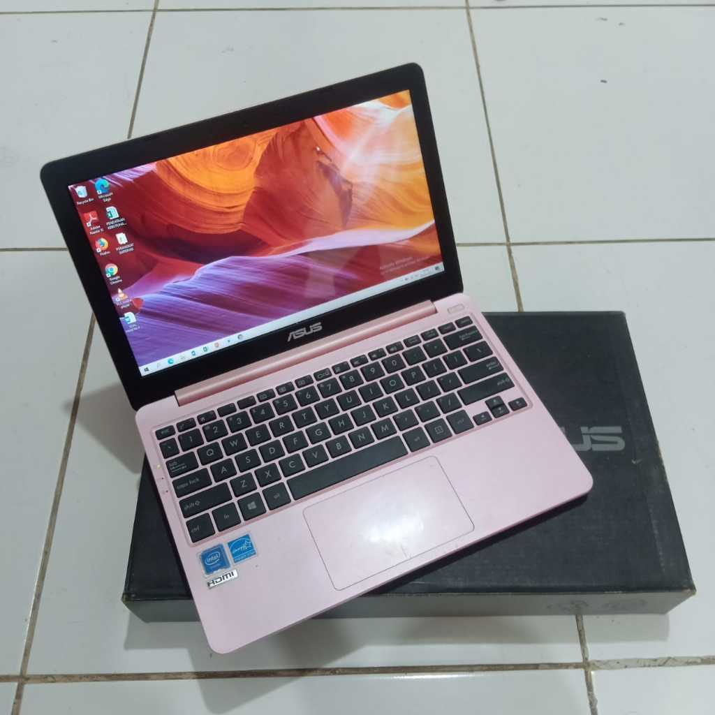 Notebook Asus E203MAH, Celeron-N4000, Intel UHD Graphics 600, Ram 2/500gb, Gen Terbaru, Mulus, Lengk