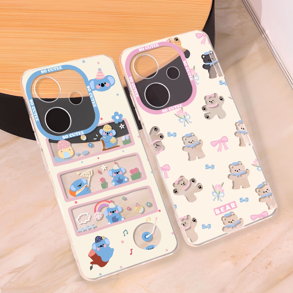 Softcase Casing Bening2Xiaomi Redmi 13X 13 4G Case Hp Transparan Anti Gores Terbaru NBX-05