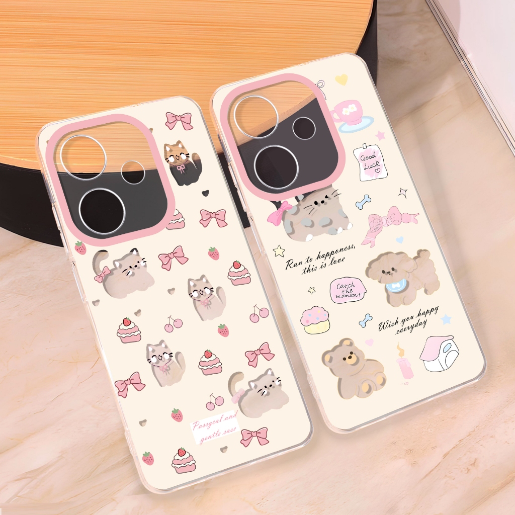 Softcase Casing Bening2Xiaomi Redmi 13X 13 4G Case Hp Transparan Anti Gores Terbaru NBX-08