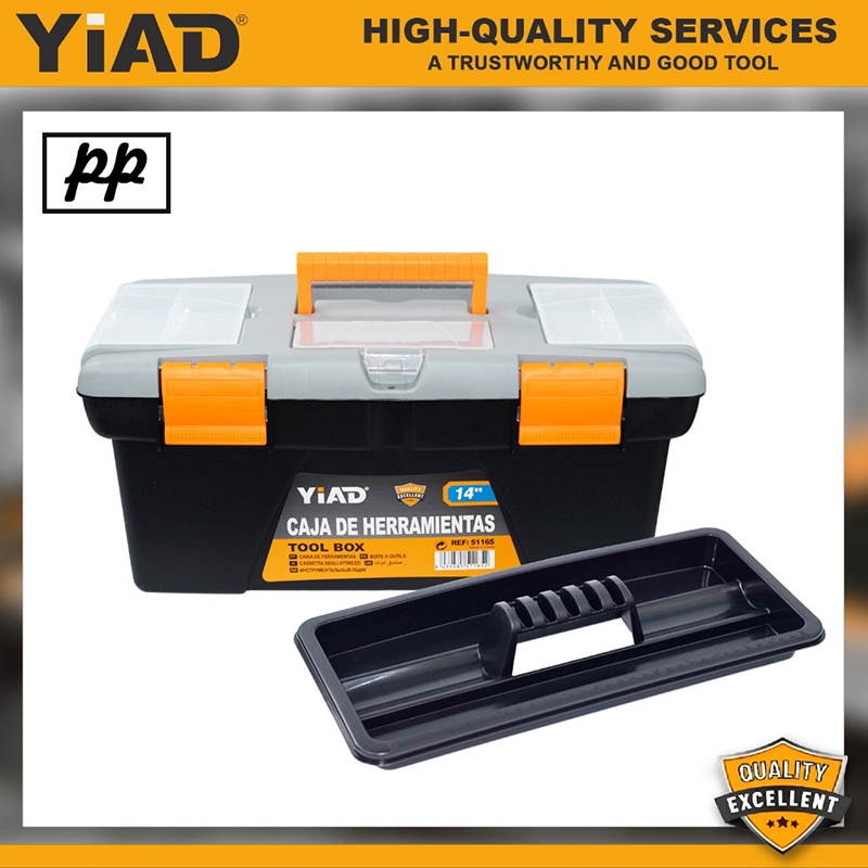 Tool box Kotak Perkakas/kotak alat multifungsi portabel (35*18*16cm)/Kotak Kunci Bengkel/Kotak Alat 