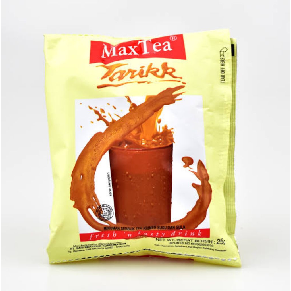 

MaxTea tarik 1renceng-isi 10saset