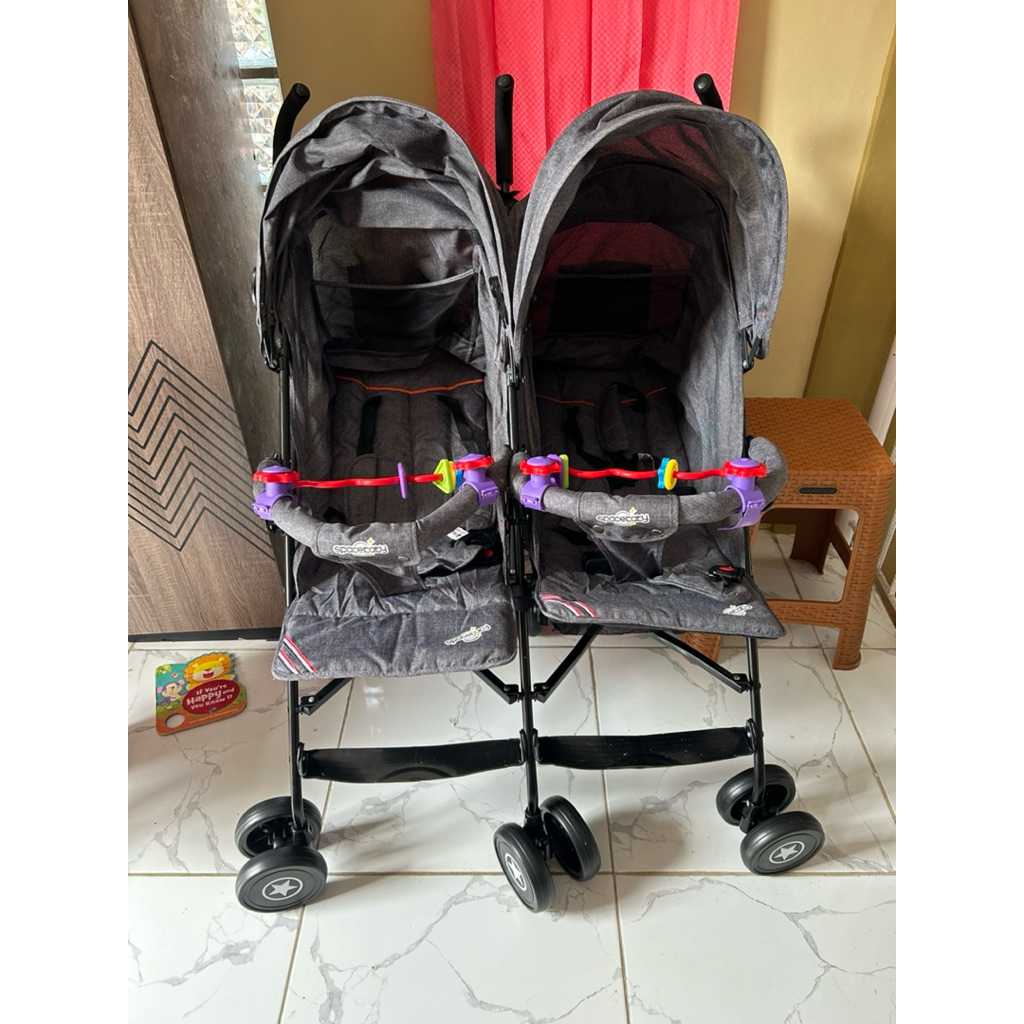 stroller bayi kembar murah preloved