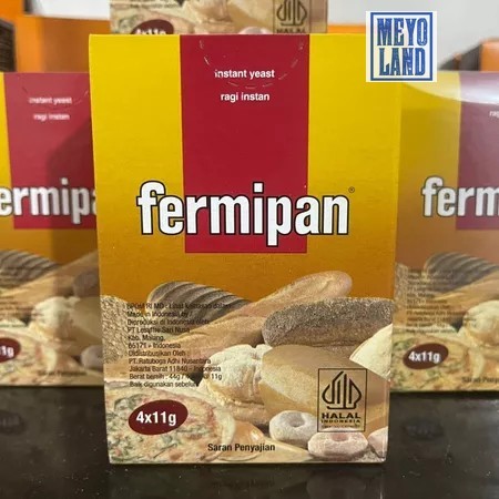 

Fermipan Ragi Instan 4 x 11 GR Ragi Kering - Instant Yeast Fermipan Ragi Pengembang kue