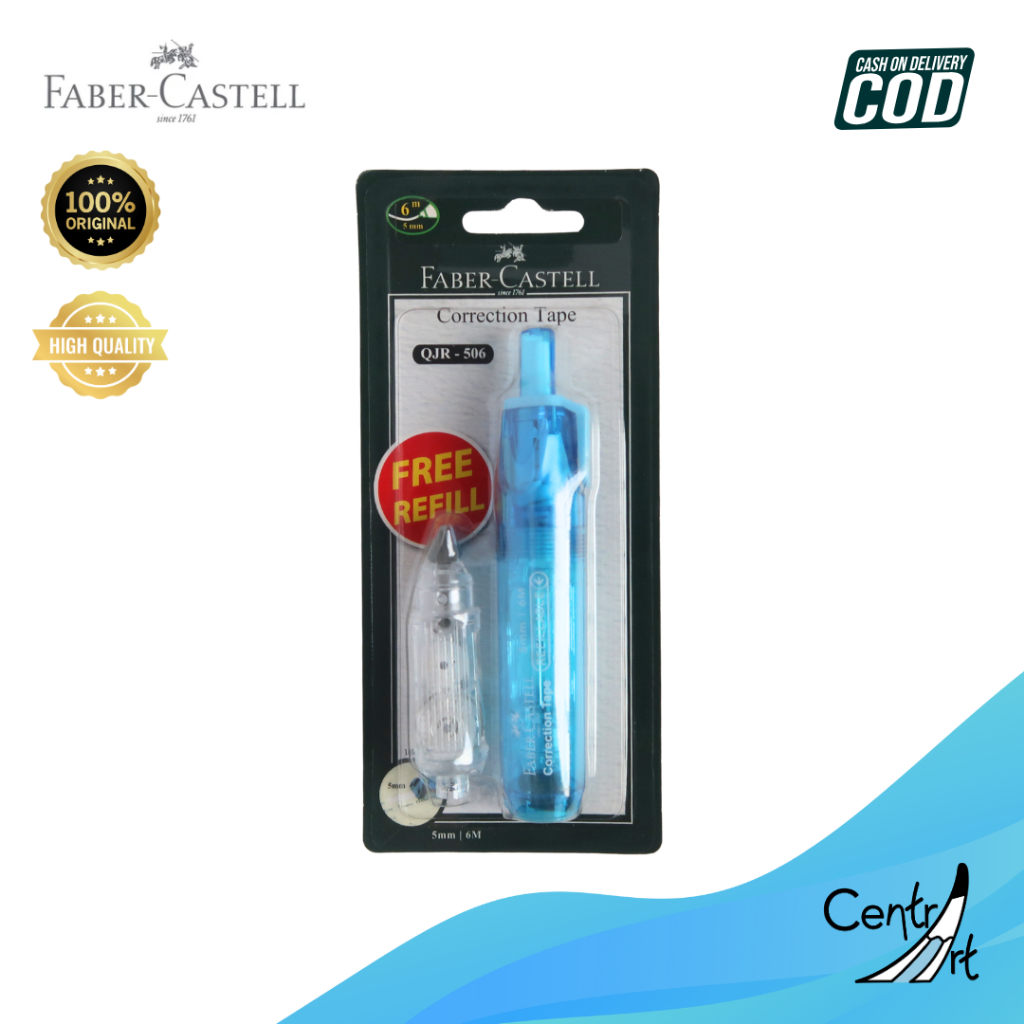 

Faber Castell Correction Tape QJR-506 | Penghapus Tipe x Pita