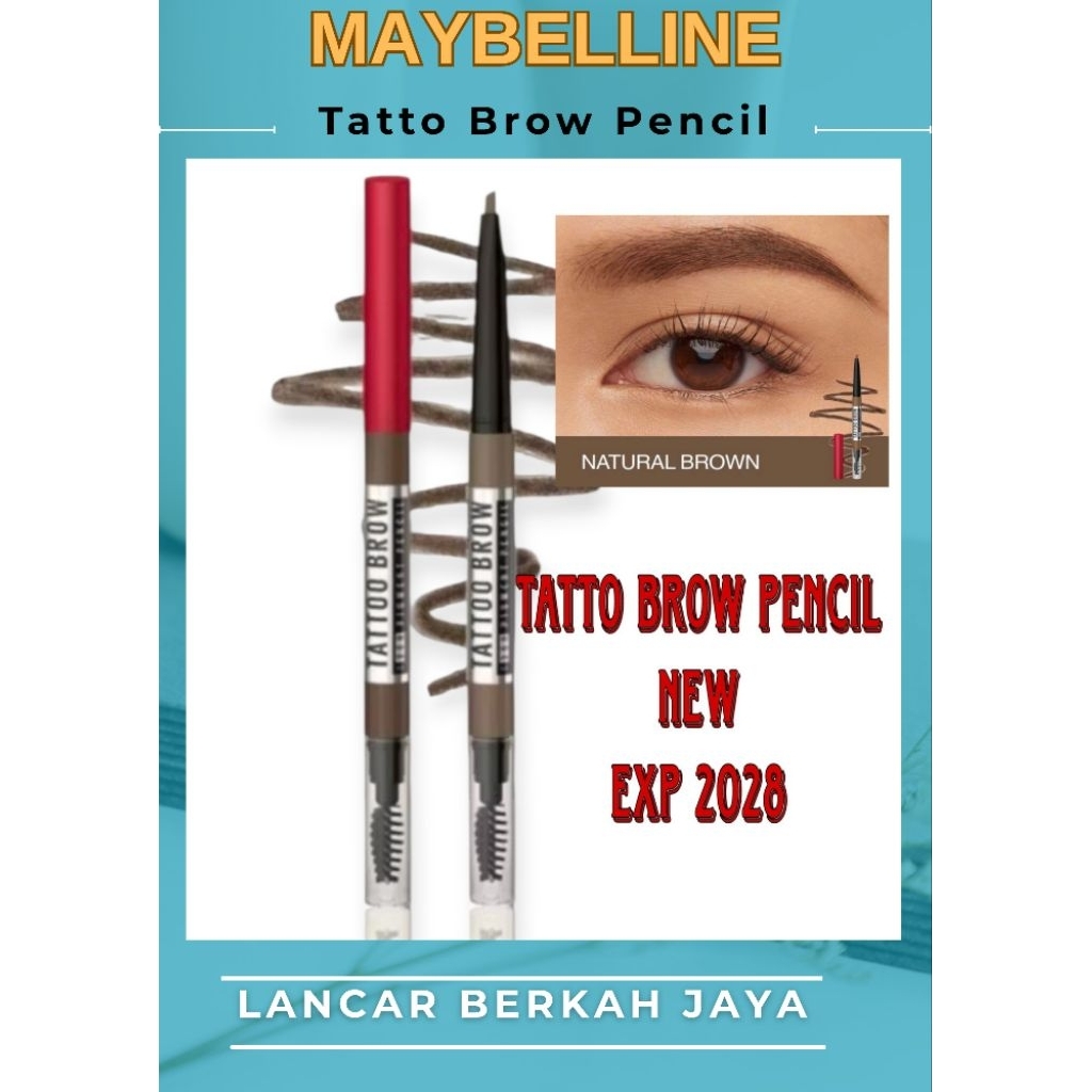 Maybelline Tatto Brow Pensil - Natural Brown