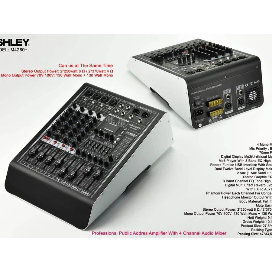 power mixer ashley m4260 m4260 m4260+ m 4260 + original