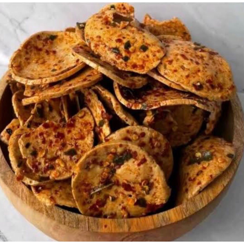 

Basreng pedas daun jeruk renyah gurih termurah 100gr