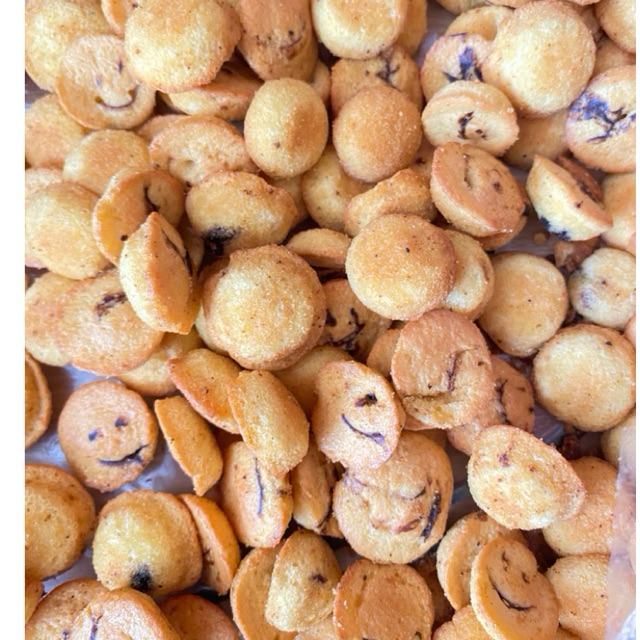 

Bolu kering mini bentuk emoji senyum rasa manis asin gurih super renyah