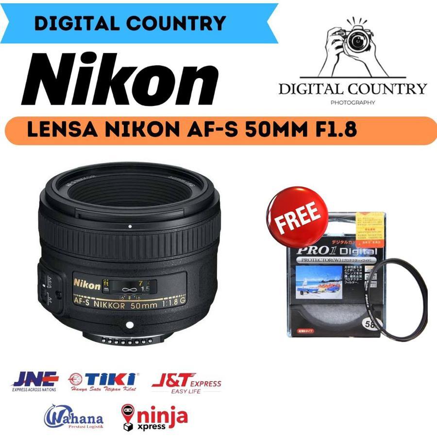 LENSA NIKON AF-S50MM F1.8G / NIKON AF-S50MM F1.8G