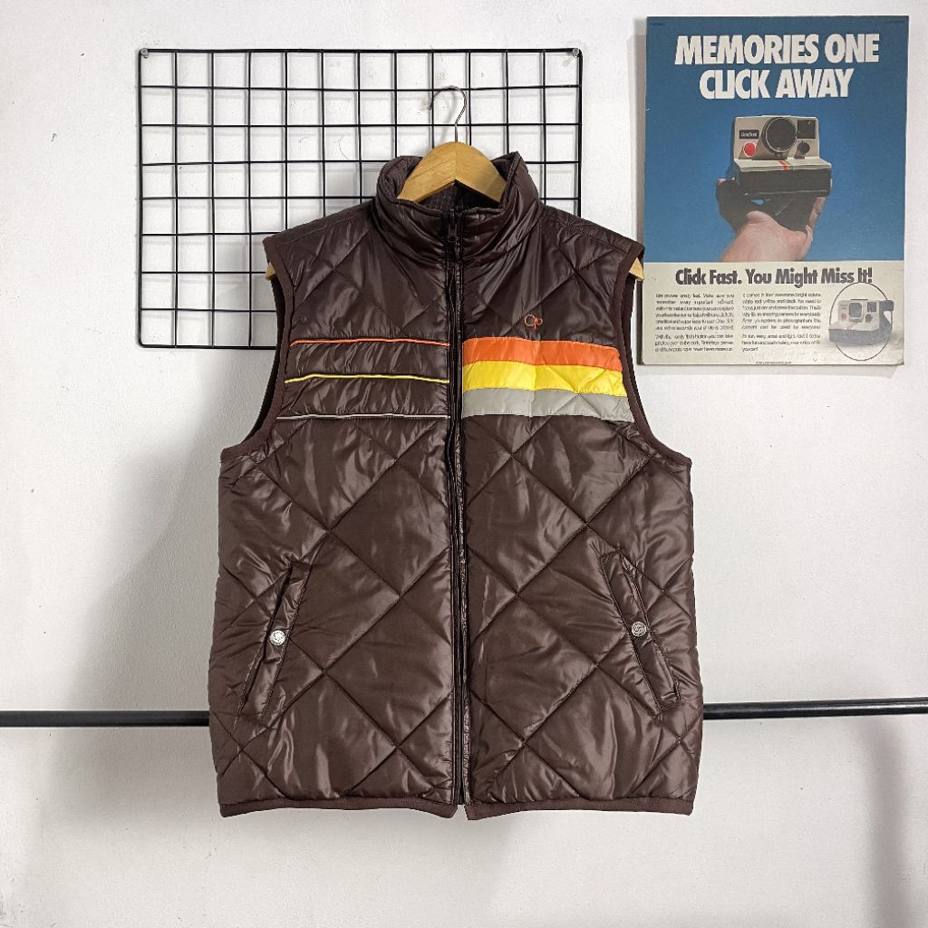 VEST ROMPI OCEAN PACIFIC SECOND ORIGINAL, VEST BOLAK BALIK, VEST GELBUNG