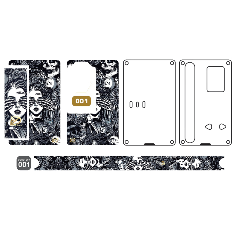 

Fullset Akrilik dan Sticker Cutting Dekorasi 80B