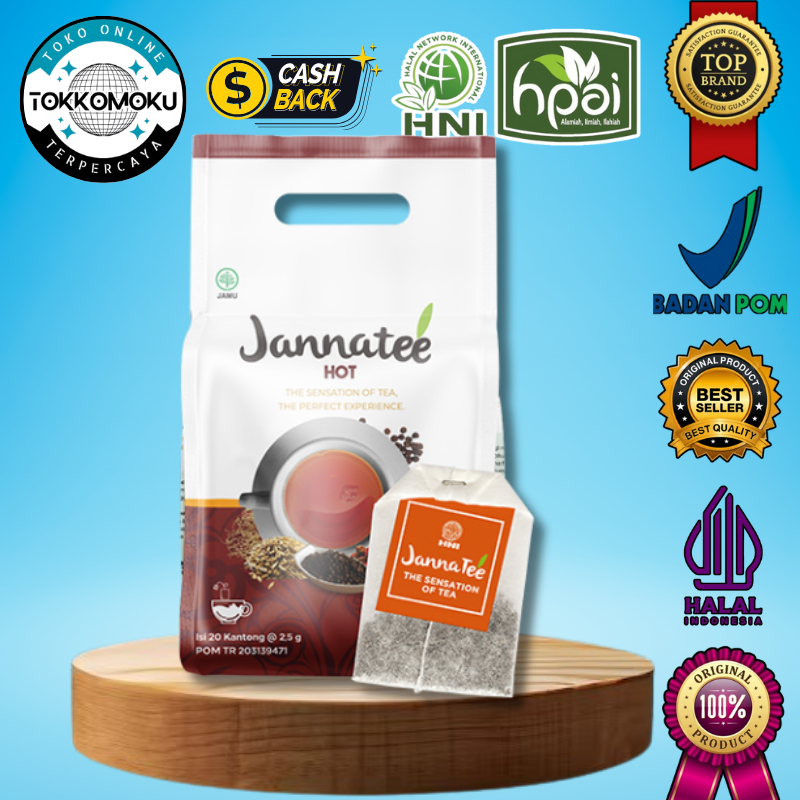 

JANNATEE COOL - JANNATEE HOT - Teh Herbal Daun Mint Bidara dan cengkeh - Hangatkan Badan, Redakan Tenggorokan Gatal
