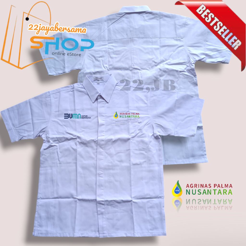 Kemeja Agrinas Palma Nusantara APN | Baju BUMN AGRINAS PALMA NUSANTARA | Seragam APN Agrinas palma N