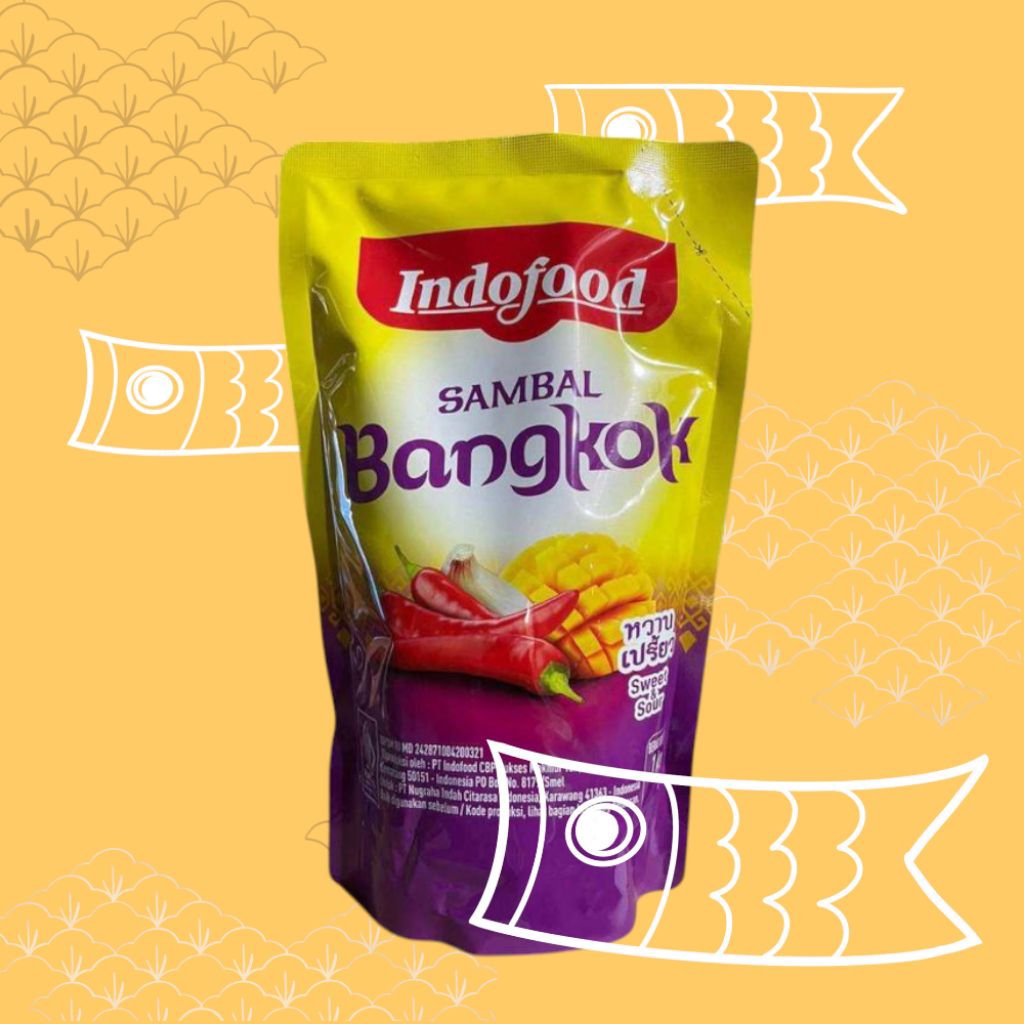 

Indofood Sambal Bangkok 1 kg kemasan pouch Halal | Sambal Khas Thailand