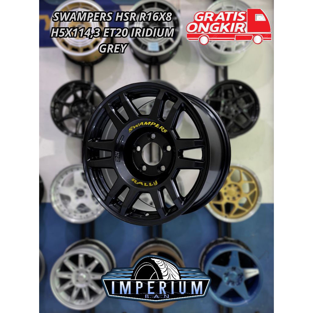 Velg Offroad Pelak Model Offroad Innova Terios Rush Expander dll Hsr Swampers Ring 16 Pcd 5x114,3